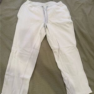lululemon athletica Men's Cream Drawstring Joggers